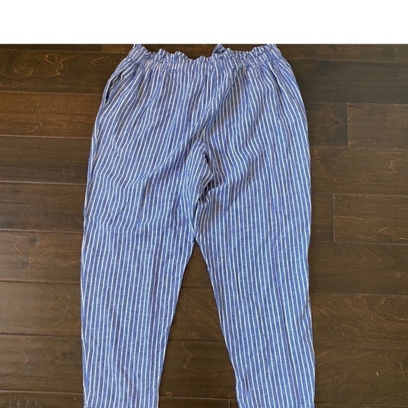 Beach lunch lounge giavanna blue and white XLpants - Picture 4 of 6